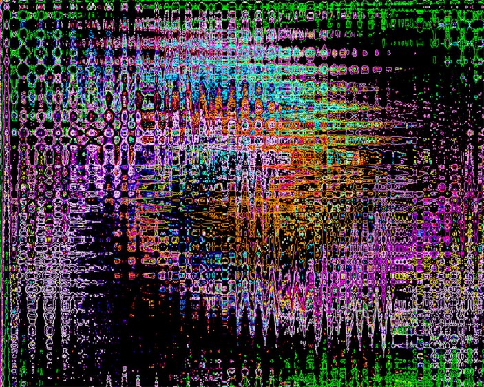 A dichotomy of dark and light where the colors seem unable to meet, though uA dichotomy of dark and light where the colors seem unable to meet, though ultimately they are all the same.