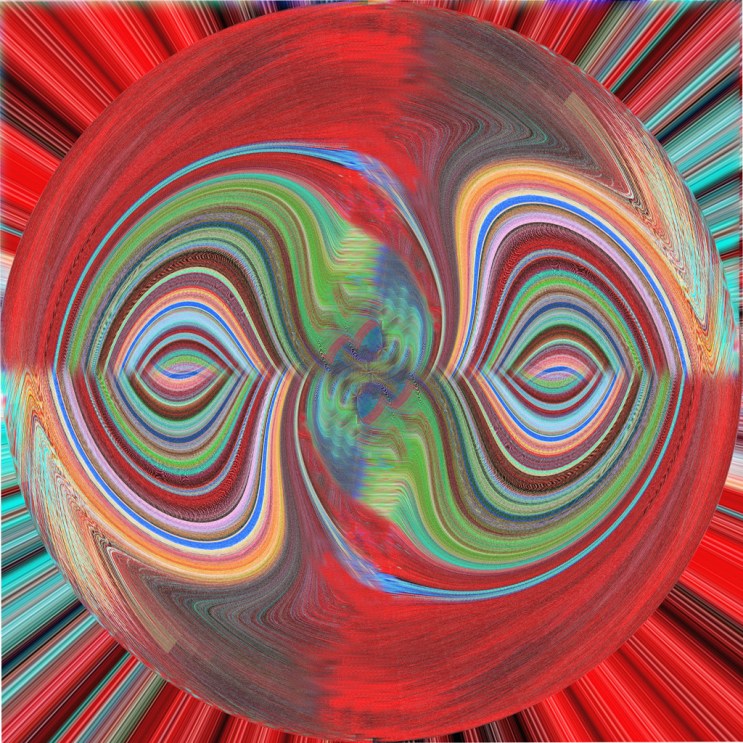 A glowing orb reflects itself in opposition.