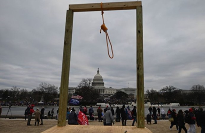 West side of the Capitol — Getty Images 1-6-2021